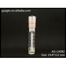 Transparent&Empty Plastic Round Lip Gloss Tube AG-LH082, AGPM Cosmetic Packaging , Custom Colors/Logo